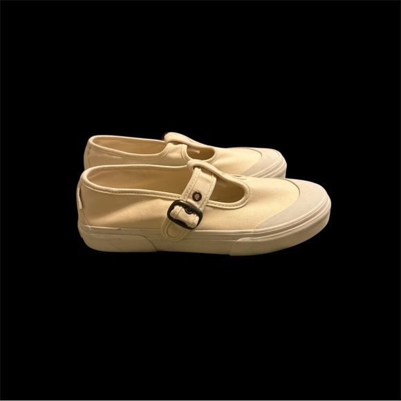 Vans Style 93 Mary Jane Men 7 Women 8.5 Beige Linen Canvas - Picture 2 of 6